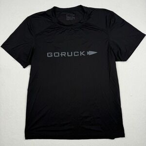GORUCK Shirt Mens Medium Black Tough Mesh Short Sleeve Athletic Performance Tee